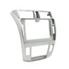 Car Front Side Air Outlet Vent Frame Trim Compatib Car Stereo Audio 2Din Fascia Frame/Fit for Honda City 2008-2013 at AC 10.1" Big Screen Radio Dash Fitting Panel Installtion Kit ABS Silver Car Stere view 4