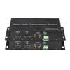 Hebbeko 4K HDMI Over Fiber Optic Converter Extender with 10G SFP LC Singlemode up 10Km Uncompressed No Latency Support Up 4K 60Hz A Pair (with RS485) view 1