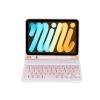 Binguowang Slim Smart Keyboard Case for iPad mini 7th (A17 Pro) 2024 / iPad mini 6th 8.3 Inch [Support 3 System] with Magnetically Detachable Wireless Keyboard Cover with Pencil Holder (Pink) view 4