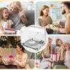 SINJEE Vinyl Record Player, Fully Transparent Record Player, Anti-Resonance, CNC Aluminum Alloy Platter,High Fidelity Turntables for Vinyl Player with Magnetic Cartridge AT-3600L, Belt Drive 2-Speed view 3