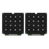 BAIMOQI 4x4 Matrixes Button Keyboard Keypad Array Modules ABS Keys 4x4 16 Key Button Membrane Button view 1