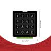 BAIMOQI 4x4 Matrixes Button Keyboard Keypad Array Modules ABS Keys 4x4 16 Key Button Membrane Button view 3