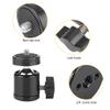 Mini Ball Head with Aluminium Alloy Material.Tripod Ball Head, Black Oxidation Process, Lightweight and Portable for Digital Camera view 4