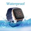 2 Pack Bands Compatible With Fitbit Versa/Versa 2 / Versa Lite/Versa SE, Classic Soft Silicone Sport Strap for Women Men (Black+Navy Blue, Small) view 4