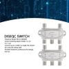 4x1 DiSEqC Switch, Satellite Signal Switch Splitter, 950 to 2400MHz with High Isolation Broadband, 75 Port Impedance view 2