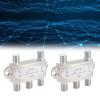 4x1 DiSEqC Switch, Satellite Signal Switch Splitter, 950 to 2400MHz with High Isolation Broadband, 75 Port Impedance view 3