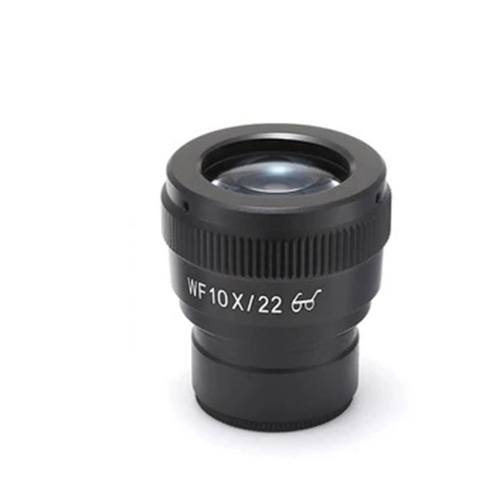 JOEBO Microscope Kit Stereo Microscope Accessories WF10X/20 WF10X/22 with or with Out Reticle High Point Wide-Angle Eyepiece Field View Interface Size 30mm Microscope Lens Adapters(WF10X22-30mm)