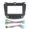2 Din Head Unit Car Radio Fascia Compatible with Accord 7 2004-2007 Auto Stereo Audio Player DVD Panel Dash Kit Frame Bezel Faceplate(Fascia and cable,9 inch) view 1