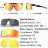 COSMOING Sport Smart Sunglasses, Cycling Bluetooth Sunglasses for Men Women, Magnetic Charging Bluetooth 5.4 with UV Protection, Stereo Audio Wireless Headset for Cycling Running Hiking view 3
