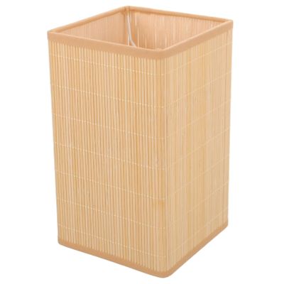 IWOWHERO Hand Woven Bamboo Lampshade Rustic Pendant Light Cover for Farmhouse Decor Ceiling Light Shade