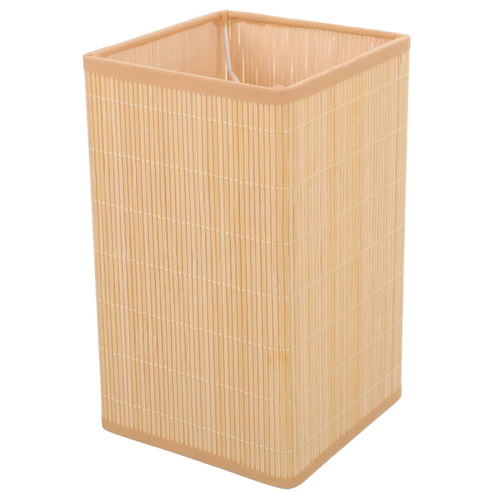 IWOWHERO Hand Woven Bamboo Lampshade Rustic Pendant Light Cover for Farmhouse Decor Ceiling Light Shade