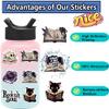 100pcs Fantasy Gothic Witch Bookish Stickers Dark Academia, Witchcraft, Book Lover Aesthetic for Journals, Scrapbooks, Laptops, Water Bottles, Readers, Bookworms, Witches view 3
