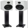 Rockville Bundle: (2) RockShelf 54W 360w White 5.25" Home Theater Bookshelf Speakers/4 Ohm Bundle with (2) RHTSB 36" Bookshelf Speaker Stands Surround Sound Home Theater (4 Items) view 1