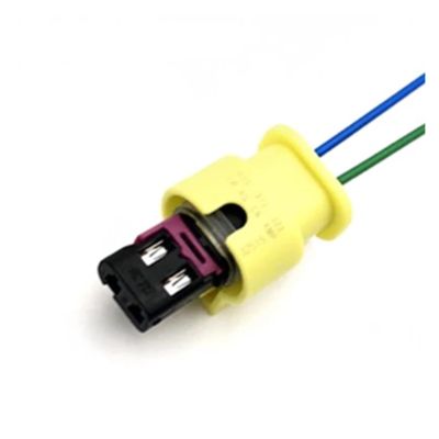 Automotive Electrical connectors 2 Pin Automotive wat/erp/;roof Connector Wire Harness Female pl;/UG Air Butt with Terminal and Cable 4F0973702/6R0973323/4H0973702A(6R0 973 323,20 Pcs)