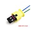Automotive Electrical connectors 2 Pin Automotive wat/erp/;roof Connector Wire Harness Female pl;/UG Air Butt with Terminal and Cable 4F0973702/6R0973323/4H0973702A(6R0 973 323,20 Pcs) view 2