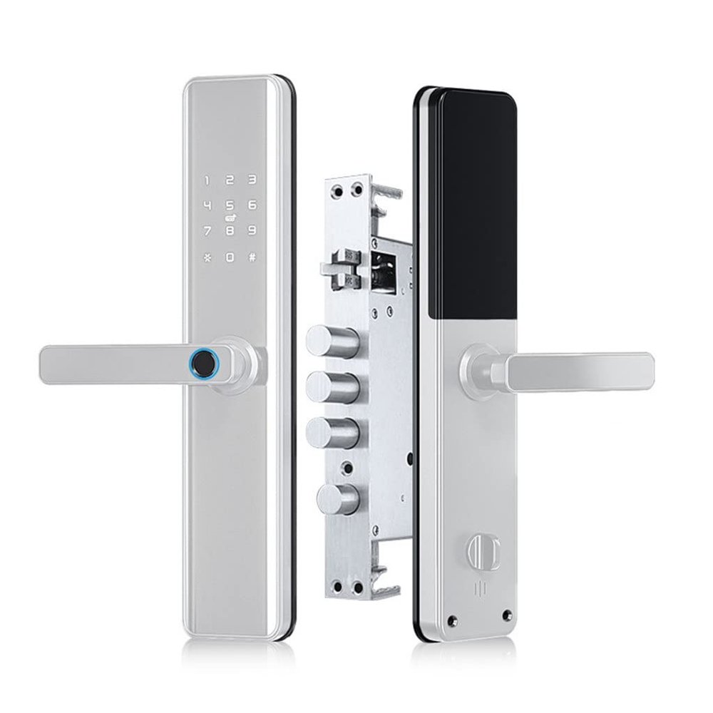 HIONJIN Electronic Smart Digital Biometric Fingerprint Door Lock Keyless Lock(D)
