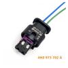 DLAHPJPT Automotive Electrical connectors 2 Pin Automotive wat/erp/;roof Connector Wire Harness Female pl;/UG Air Butt with Terminal and Cable 4F0973702/6R0973323/4H0973702A(4F0 973 702 A,10 Pcs) view 2