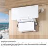 2 in 1 Gen 3 Router Mount, V3 Mount with Satellite Internet Mounting Kit, Power Supply Mounting Kit for Space Saving, White, ABS Bracket Holder view 3