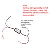 Car Filter Rectifier,Car Rear View Rectifier,12v Dc Car Rearview Camera Power Relay Capacitor Filter Rectifier Used to Provide A Stable 12v Dc Power Supply for The Rear Camera view 2