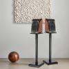 Heavy Audio Reduced Vibration Speaker Stand Pair for Home Theater Studio Monitors - Easy to Install Speaker Stand Extra Tall Bookshelf Speakers Stand view 2