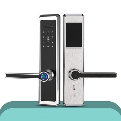 HIONJIN Tuya App High Security Stainless Steel Smart Keyless Keypad Password Lock Digital Biometric Rifd Card Fingerprint Door Lock(5050-147)
