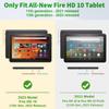 Qindaiwen Keyboard Case for Amazon Fire HD 10 Tablet (13th/11th Generation,2023/2021 Release) 10.1", PU Leather Stand Cover with Detachable Bluetooth Keyboard, Alien Forest Landscap view 2