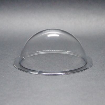 KAYNEY Acrylic Dome with Flange Clear Plastic Hemisphere Transparent Case for CCTV, Camera Lens, Jewelry, Collectibles & Miniatures Dustproof Cover for Delicate Items (3.2inch / 80mm)