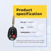 Replacement Keyless Remote Head Key Fob Compatible with Tacoma 2020 FCC HYQ12BDP Part Number 89070-0R130 890700R130 view 3