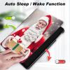 Case for 6.8" Kindle Paperwhite (11th Generation-2021) and Kindle Paperwhite Signature Edition,Slim Lightweight Smart Shell Stand Cover with Auto Wake/Sleep,Snow Santa Claus view 3