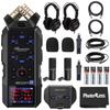 Zoom H6 Essential Handy Recorder Bundle with Podcast Mic Pack, XLR/TRS Capsule, Headphones, Tabletop Stands, Windscreens, Cables, AA Batteries view 1