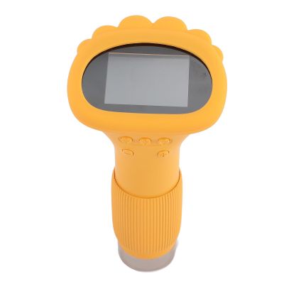 Asixxsix Portable Digital Microscope Camera, 1000X 2.0 Inch Color Screen with 8 LED Lights for Kids Adults, USB HD Inspection Handheld Microscope Camera (Yellow)