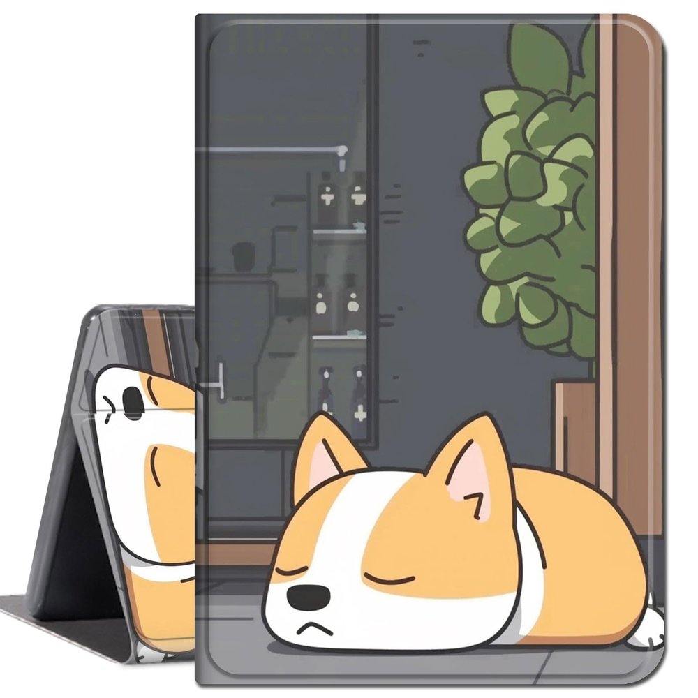 Case for 6.8" Kindle Paperwhite (11th Generation-2021) and Kindle Paperwhite Signature Edition,Slim Lightweight Smart Shell Stand Cover with Auto Wake/Sleep,Dog Sleeping