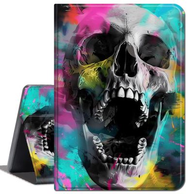 Case for 6" All-New Kindle (11th Generation, 2022 Release),Slim Lightweight Smart Shell Stand Cover with Auto Wake/Sleep for Kindle 2022 e-Reader,Screaming Skull