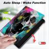 Case for 6" All-New Kindle (11th Generation, 2022 Release),Slim Lightweight Smart Shell Stand Cover with Auto Wake/Sleep for Kindle 2022 e-Reader,Screaming Skull view 3