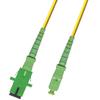 RiteAV 20M (65 Feet) - Singlemode Simplex Fiber Optic Coupler Adapter Internet Cable Male-Female Extender (9/125)- SC/APC to SC/APC view 1