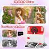Amzelas Kids Instant Print Camera, Portable Toys Camera for Toddler, Print Black & White Photos Instantly, Ideal Birthday for Boys & Girls Ages 312 (White&Red) view 4