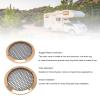 2PCS Ceiling Speaker Covers, 92mm Speaker Grill Mesh Round Speaker Grille Woofer Car Speaker Grill Cover Guard Protector Replacement Round Metal Grills (Gold) view 4