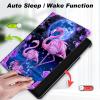 Case for 6.8" Kindle Paperwhite (11th Generation-2021) and Kindle Paperwhite Signature Edition,Slim Lightweight Smart Shell Stand Cover with Auto Wake/Sleep,Moonlit Flamingos view 3