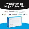Hitron CODA DOCSIS 3.1 Modem | Certified with Comcast Xfinity, Charter Spectrum, Cox | 10x Faster Than DOCSIS 3.0 | Cable Modem with 1 Gbps Ethernet Port (Renewed) view 2