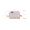 2PCS RF Wide Band Amplifier LNA Low Noise Amplifier High Gain SMA Female Connector for Radio 10M6Ghz view 4