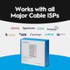Hitron CODA56 Multi-Gigabit DOCSIS 3.1 Modem | 2.5 Gbps Max Internet Speeds | Certified with Xfinity, Charter Spectrum, Cox | 2.5 Gbps Ethernet Cable Modem ONLY | Requires Separate WiFi Router view 2