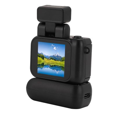 Jectse Lightweight Thumb Sized 1080P Sports Cam with High Brightness Flashlight, Color Screen, Detachable Base for Extended Recording, Wide Angle Lens, ABS Material, Type C Interface