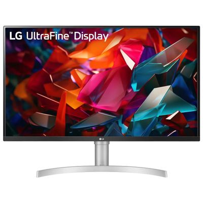 LG 32" Class Ultrafine 4K UHD HDR10 IPS Monitor 32UN650K-W - 3840 x 2160 Resolution, 60Hz, 5ms Response Time,