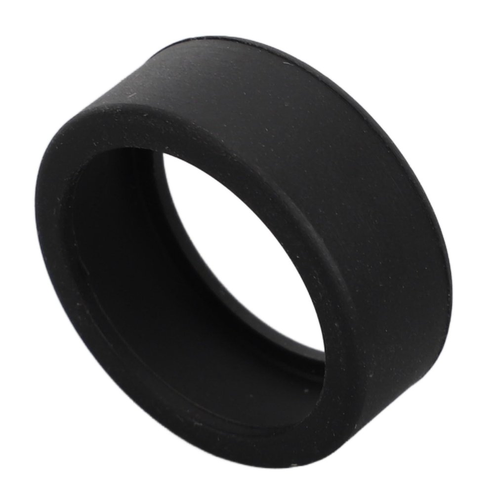 Bewinner Silicone Ring Cover Easy Clean Scratch Soft Flexible Smart Ring Protector Fit for Gym (Black)