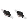 CAXUSD 2pcs Mini Ethernet Cable Retractable Network Cable Flat Ethernet Patch Outdoor view 1