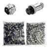 100 Sets GX16 Aviation Circular Connectors, 2-10 Pin Options, Panel Mount, Metal Adapter, Male & Female,Plug & Socket, (2P) view 1