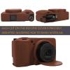 AEXUTDA Case for Ricoh GRIII GRIIIx Camera, Soft Silicone GRIII GRIIIx Camera Case Cover with Detachable Lens Cover Lightweight Skin FriendlyCoffee Color view 4