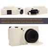 AEXUTDA Case for Ricoh GRIII GRIIIX Camera, Soft Silicone GRIII GRIIIX Camera Case Cover with Detachable Lens Cover Lightweight Skin FriendlyMisty White view 4