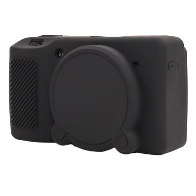 AEXUTDA Case for Ricoh GRIII GRIIIX Camera, Soft Silicone GRIII GRIIIX Camera Case Cover with Detachable Lens Cover Lightweight Skin FriendlyBlack