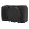 AEXUTDA Case for Ricoh GRIII GRIIIX Camera, Soft Silicone GRIII GRIIIX Camera Case Cover with Detachable Lens Cover Lightweight Skin FriendlyBlack view 1